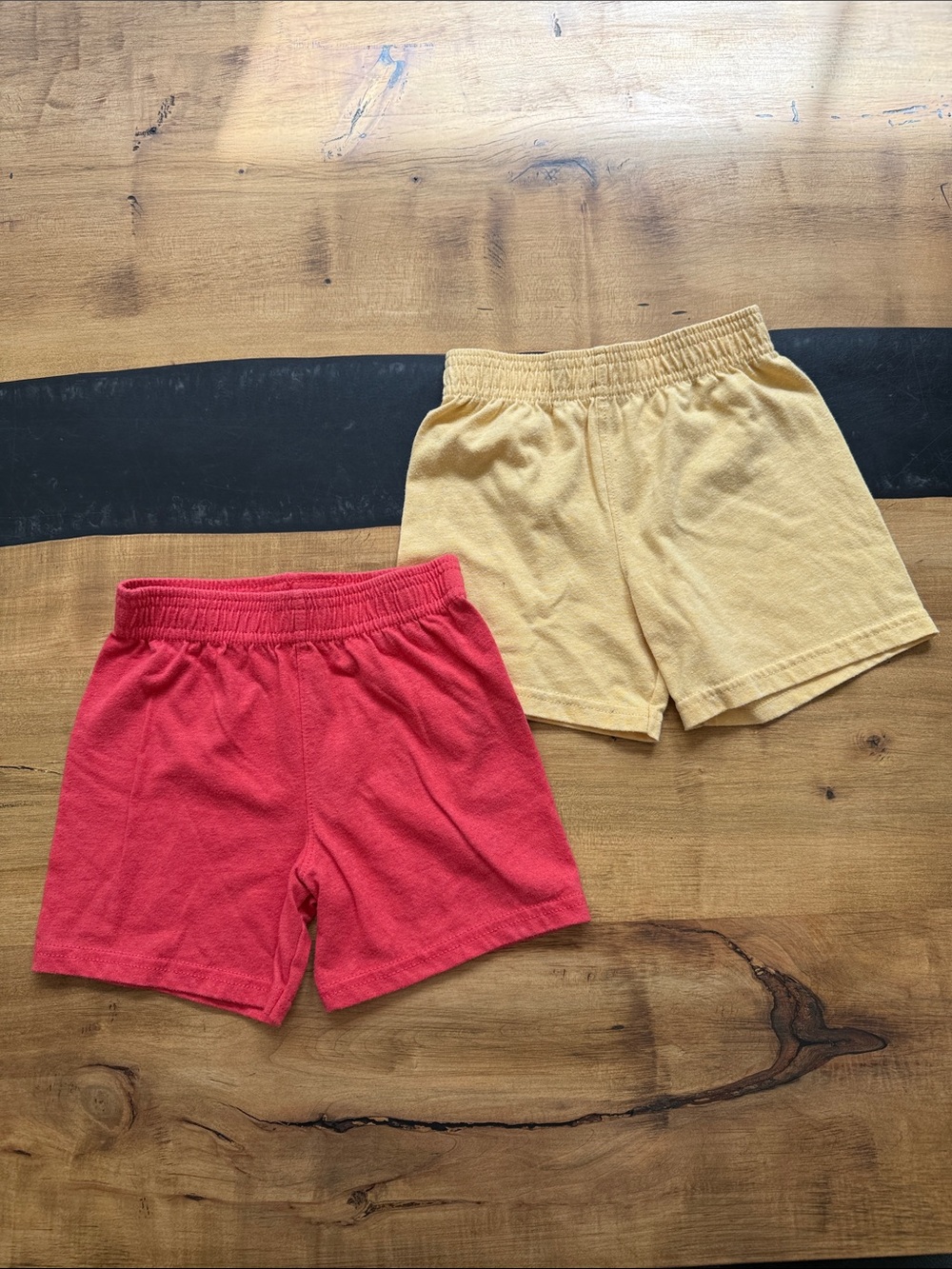 Garanimals Red & Yellow Elastic Waist Kids Shorts